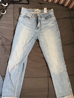 Signature by Levi Strauss Light Blue Straight-Leg Jeans
